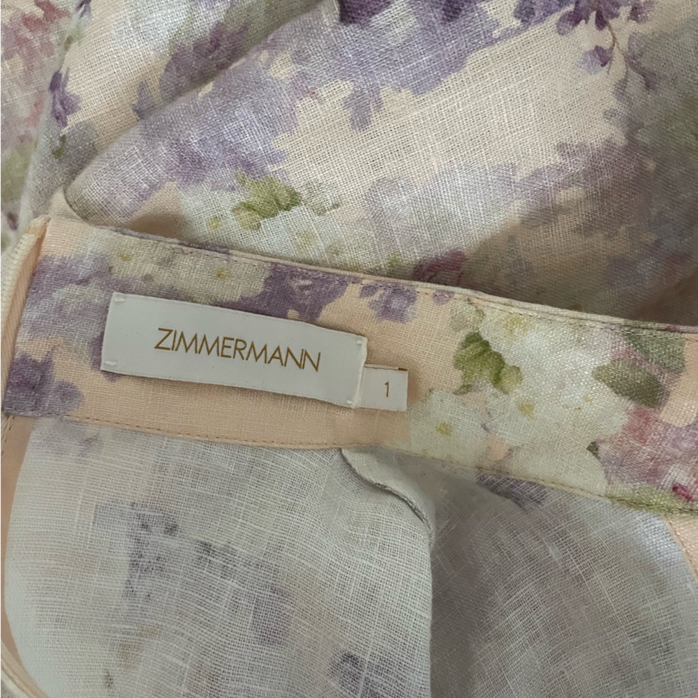 Zimmermann Lyrical Midi Dress Size 1 - Picture 4 of 12